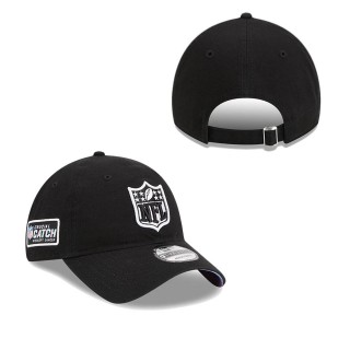 Black 2023 NFL Crucial Catch Adjustable Hat