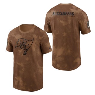 2023 Salute To Service Veterans Buccaneers Brown Sideline T-Shirt