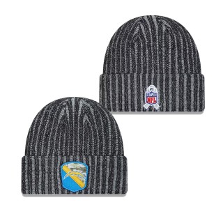 2023 Salute To Service Veterans Chargers Black Cuffed Knit Hat