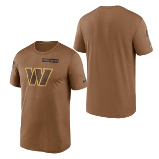 2023 Salute To Service Veterans Commanders Brown Legend T-Shirt