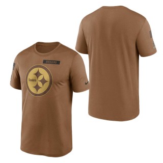 2023 Salute To Service Veterans Steelers Brown Legend T-Shirt