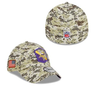 2023 Salute To Service Veterans Vikings Camo Flex Hat