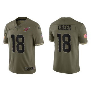 A.J. Green Arizona Cardinals Olive 2022 Salute To Service Limited Jersey