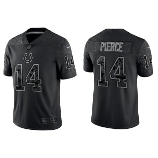 Alec Pierce Indianapolis Colts Black Reflective Limited Jersey
