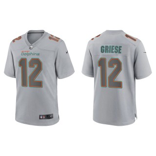 Bob Griese Miami Dolphins Gray Atmosphere Fashion Game Jersey