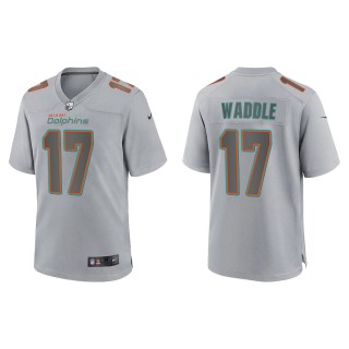 Jaylen Waddle Miami Dolphins Gray Atmosphere Fashion Game Jersey
