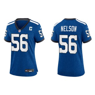 Quenton Nelson Women Indianapolis Colts Royal Indiana Nights Game Jersey