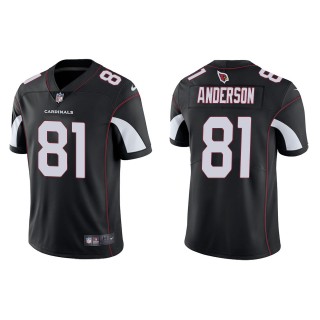 Men's Arizona Cardinals Robby Anderson Black Vapor Limited Jersey