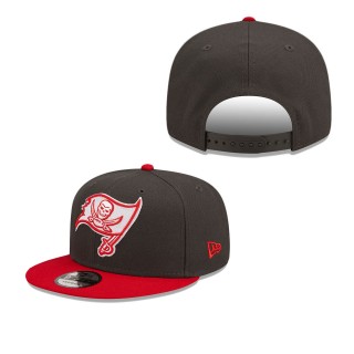 Men's Tampa Bay Buccaneers Graphite Scarlet Two-Tone Color Pack 9FIFTY Snapback Hat
