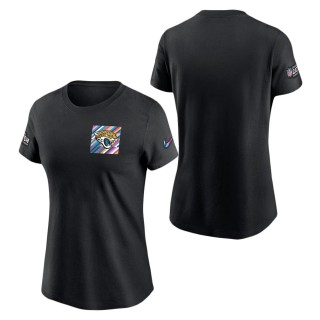 Women's Jacksonville Jaguars Black 2023 NFL Crucial Catch Sideline T-Shirt