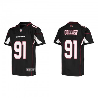 Youth L.J. Collier Black Game Jersey
