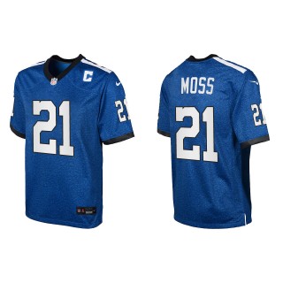 Zack Moss Youth Indianapolis Colts Royal Indiana Nights Game Jersey